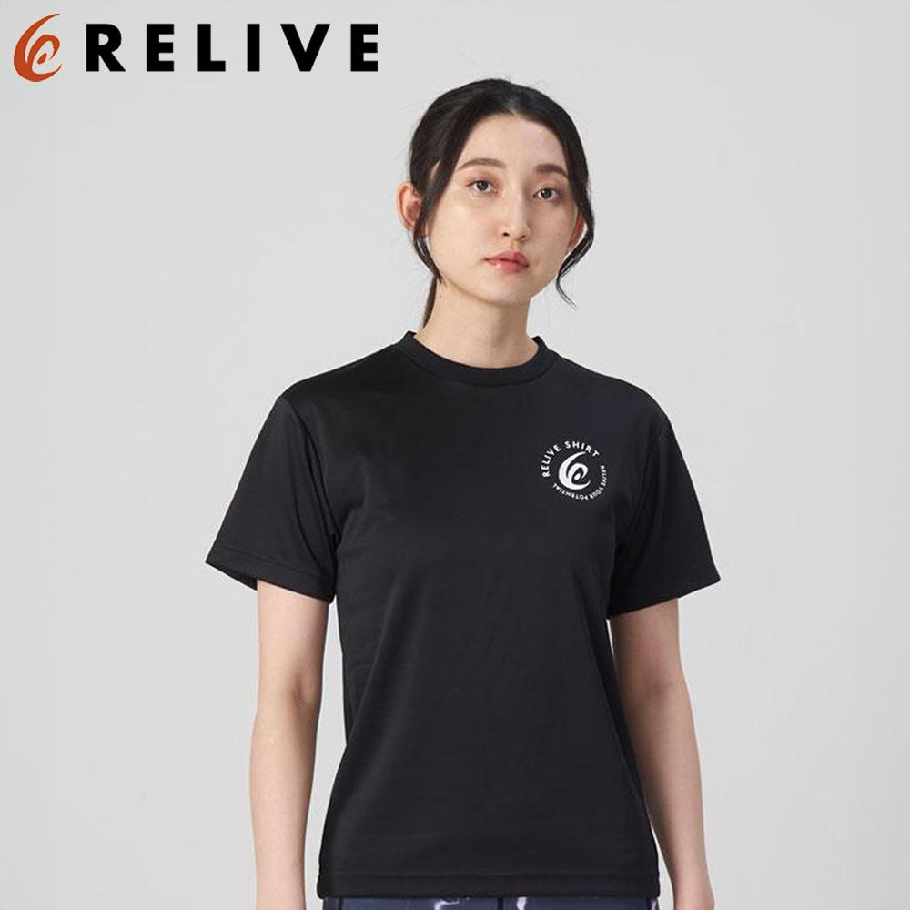 【ふるさと納税】【数量限定】リライブスポーツ/半袖/ブラック（6サイズより選択可）【ファッション 服 Tシャツ カットソー 衣料 トップス 人気 女 男 スポーツ ゴルフ ウェア アウトドア リラックス カジュアル シンプル トレンド メンズ レディース ユニセックス】