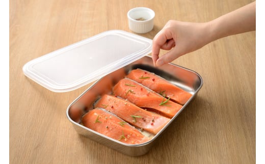 ステンレス保存バット(小) FC007077