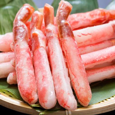 ふるさと納税 小清水町 満足度で選ばれるズワイ蟹ポーション500g×2袋便利なむき身　計1kg