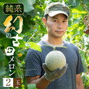 【ふるさと納税】＼先行予約／ 古田メロン 2玉 石井農園 2024年7月上旬発送開始 稀少な品種 純系 メロン 純系 箱詰め メロン めろん フルーツ 果物 お取り寄せ 渥美半島 産地直送 幻 希少品 田原市 送料無料 20,000円