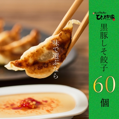 
                  かごしま黒豚しそ餃子60個(タレ付)【1185902】
                