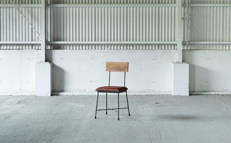 SK CHAIR -本革- ダークブラウン 椅子