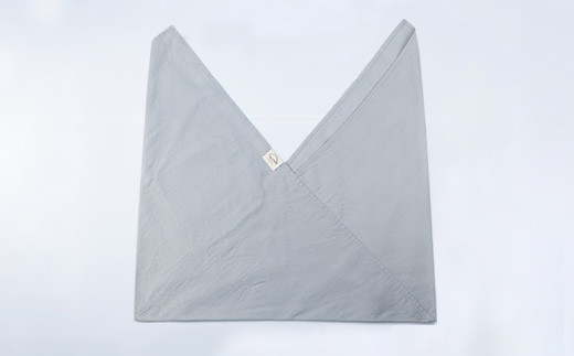 あづま袋＜錫色(すずいろ)＞ 鹿児島 いちき串木野 あづま袋 刷毛染め 本染め 染め物 カバン かばん エコバッグ 撥水加工 伝統 伝統工芸【亀崎染工】【A-1624jH】