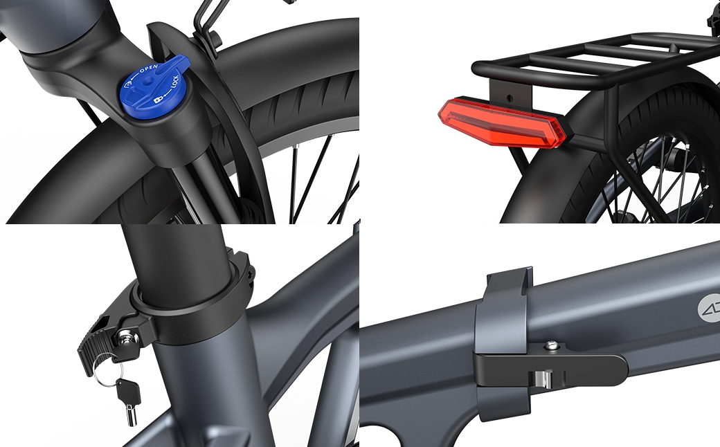 ADO BIKEフォールディング電動アシスト自転車AIR20 PRO20インチ
