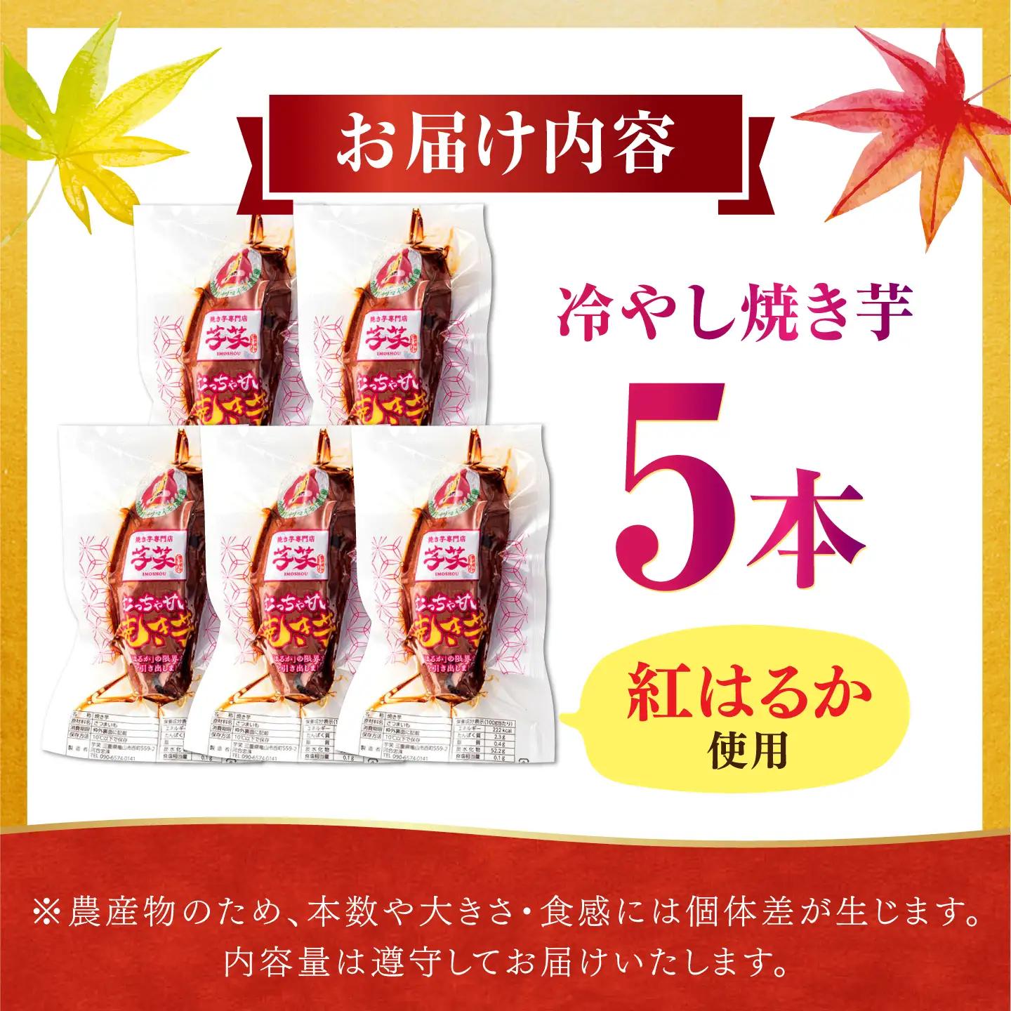 紅はるか 冷やし焼き芋 5本入  [AMBU004] 焼き芋焼き芋焼き芋焼き芋