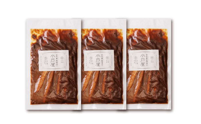 自然薯のみそ漬け 240g（80g×3）/ 自然薯 味噌 みそ みそ漬け 味噌漬け 漬物 漬け物 / 恵那市 / 水戸屋 [AUFZ011]