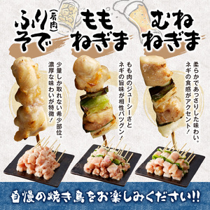 【定期便3回】九州産 こだわりのやきとり ６種７２本 （約2㎏：タレ付き）_U98-T002_3