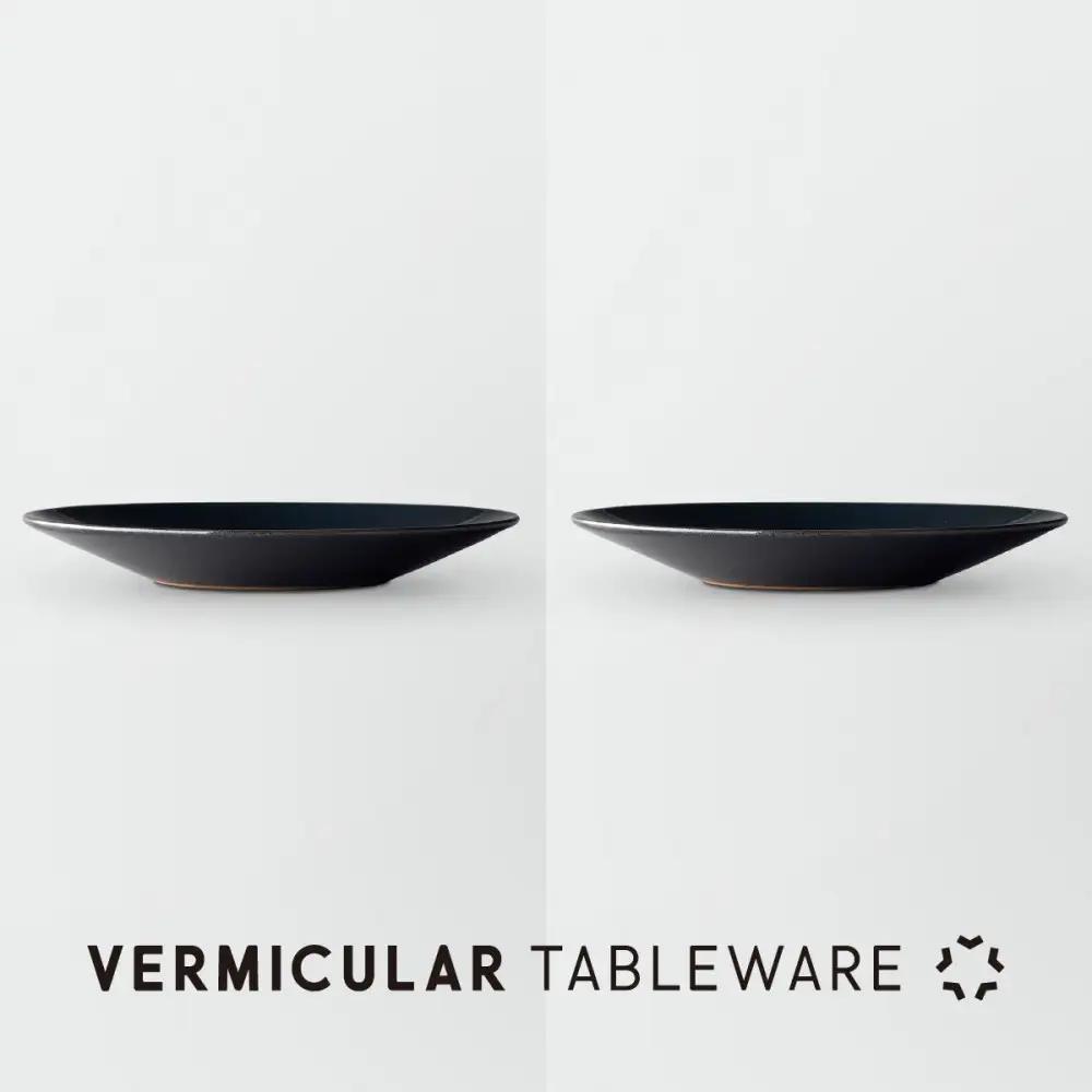 Tableware Flat Plateペアセット21cm 藍墨