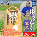 【ふるさと納税】米 玄米 コンクール殿堂入り農家が贈る 令和6年度 山形県産 特別栽培米 ゆうだい21 2kg 5kg | ふるさと納税 米 玄米 高級 お米 ブランド米 山形 遠藤農園 高畠町 2024 2025 ふるさと 人気 送料無料 F21B-171var