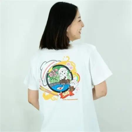 佐野市 マンホールTシャツ(さのまる)白 Mサイズ【1534700】