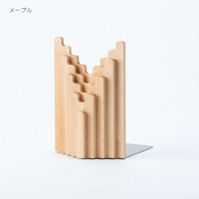 ふるさと納税 旭川市 旭川家具 cosine 「ブックエンドTORIDE(M) メープル」_03525