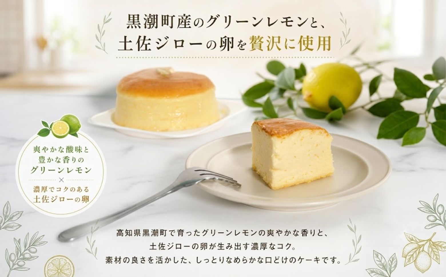 ケーキ職人のふわしゅわグリーンレモンすふれチーズケーキ 4号 スフレチーズケーキ すふれチーズケーキ チーズケーキ ちーずけーき チーズ ケーキ 手作り お取り寄せ お菓子 おやつ 冷凍 個包装 プレ