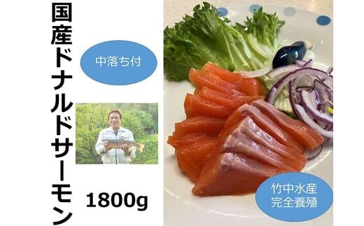 
										
										北海道 国産ドナルドサーモン(生食用) 中落ち付1800g【B015-1】
									