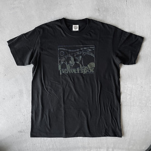 Tシャツ とさしみず powerspot Mサイズ ブラック 半袖 トップス オーガニックコットン ファッション 服 衣類 かわいい 可愛い おしゃれ お洒落 高知県 高知 土佐清水【R01354-M