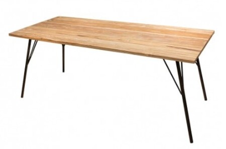 430-02 gleam 古民家の古材ダイニングテーブル180(ホワイトウォッシュ)