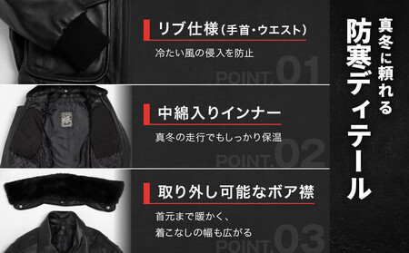 【デグナー】シープレザーフライトジャケット[25WJ-4] Lサイズ｜京都 バイクギア 人気ブランド ジャケット バイク