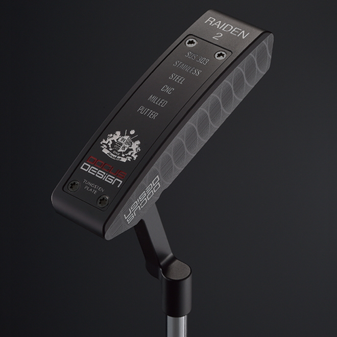 ゴルフクラブ JET Black RAIDEN2(クランク)／RAIDEN2.5(スラント) PUTTER BKスチールシャフト装着モデル | ゴルフ DOCUS クラブ パター | ゴルフ DOCU