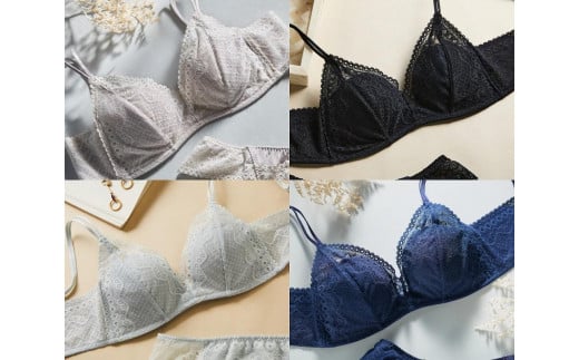 
            【ウンナナクール】364 レース 1枚＜サイズ・カラー選択可能＞｜京都 ワコール インナーブランド ラクときれいを叶えるノンワイヤーブラジャー 人気［ 毎日つけたい ブラジャー 楽 きれい 人気 おすすめ 下着 レディース 肌着 ギフト プレゼント お取り寄せ 通販 送料無料 ふるさと納税 ］
          