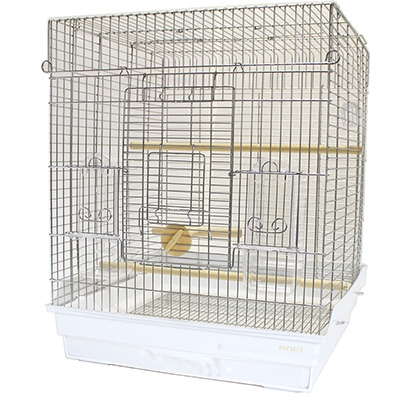 
            HOEIの鳥かご　ステンレス大型手のりケージ　465オカメステンレス【1136627】
          