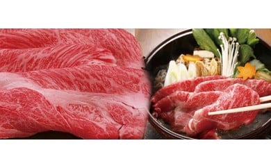 【ふるさと納税】25-2　烏山山あげ牛肩ローススライス700g