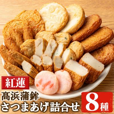 ふるさと納税 いちき串木野市 8種 24枚 さつま揚げ詰合せ<紅蓮>　さつま揚げ発祥の地からお届け【高浜蒲鉾】