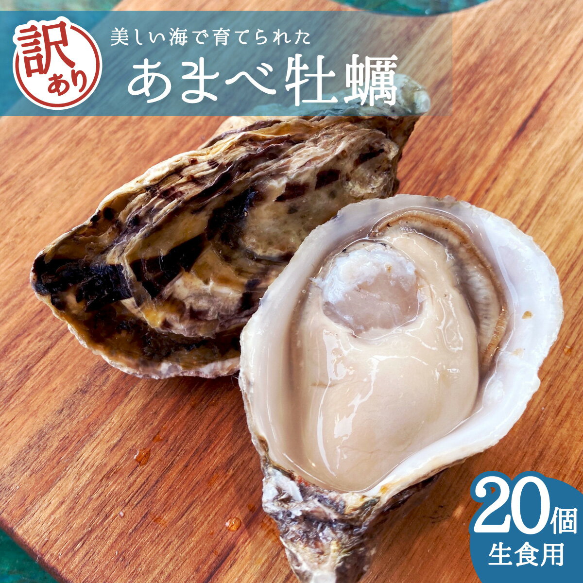 【ふるさと納税】【訳あり】あまべ牡蠣 20個 牡蠣 シングルシード 生食用 殻付き かき カキ オイスター 生ガキ 生牡蠣 生がき 生かき ギフト 貝 旨味