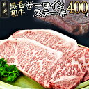 【ふるさと納税】都城産黒毛和牛サーロインステーキ400g - 牛肉 サーロインステーキ(200g×1枚×2パック) 計400g ステーキ用カット 送料無料 16-3301【宮崎県都城市は2年連続ふるさと納税日本一！】