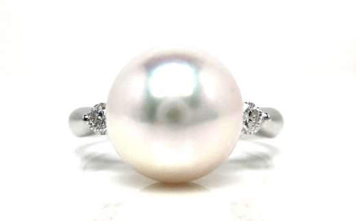 老舗の真珠専門店・花珠アコヤ本真珠リング9.0?9.5ミリ / あこや真珠 リング 真珠 リング指輪 指輪パール 伊勢志摩 志摩 アクセサリー ギフト 〔370-02〕