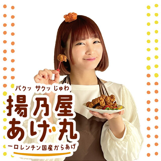 【ふるさと納税】「揚乃屋あげ丸」〜一口レンチン国産からあげ〜 300g×3袋 有野いく さん プロデュース【 唐揚げ から揚げ からあげ 国産 肉 冷凍 お弁当 おかず 惣菜 お惣菜 おすすめ 人気 簡単 レンチン 岩手 一関 】
