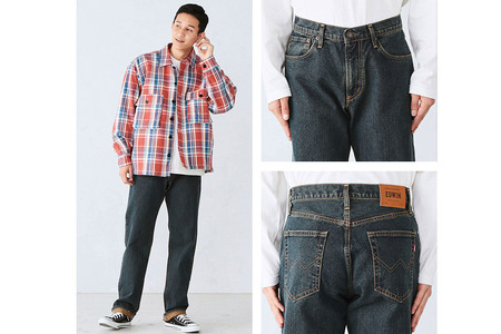 EDWIN インターナショナルベーシック 404 ゆったりストレートパンツ MENS【32インチ・中色ブルー】E404-40-32