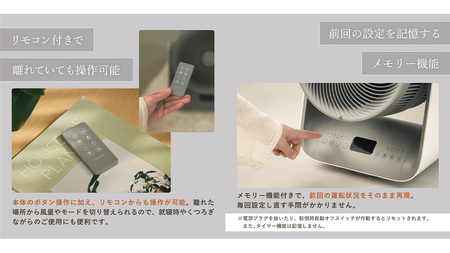 LAVINO エアーバランス ヒーターサーキュレーター