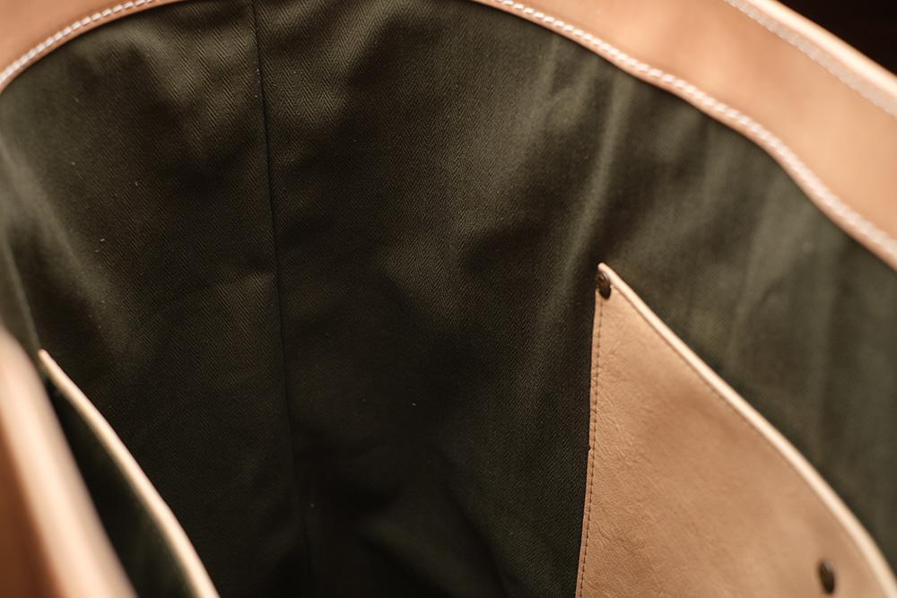 天神ワークス トートバッグTT01L【DARK BROWN】