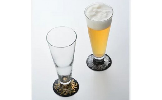 
                  【選べるカラ―】みよし漆器本舗 紀州塗り ぬりもん de Verre ピルスナーグラス ボタニカル 285ml
                