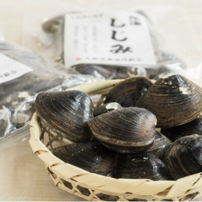 【ふるさと納税】【数量限定】幻の「巨大しじみ貝」3袋セット(250g×3袋)【配送不可地域：離島】【1535325】