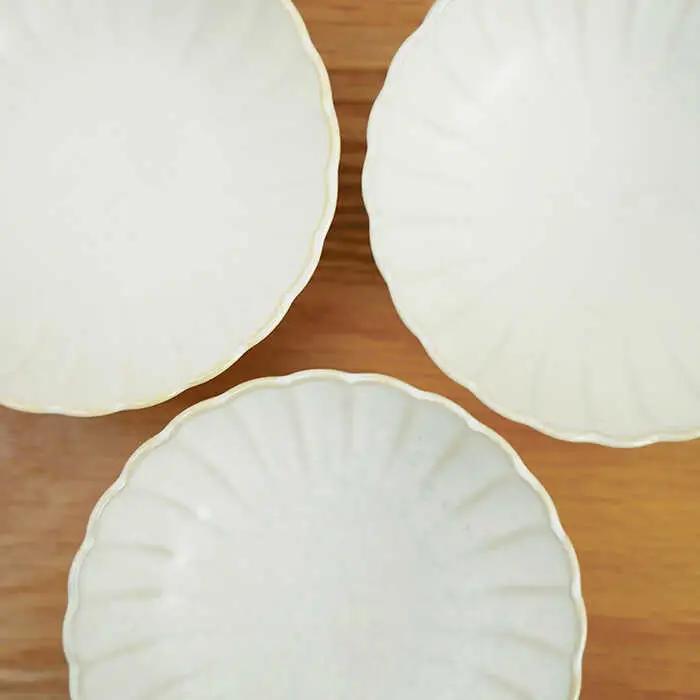 【波佐見焼】花しのぎ 丸小付 小鉢 （白） 3点セット 食器 皿 【団陶器】 [PB101] 波佐見焼