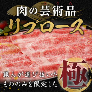 前沢牛極リブロースすき焼き・しゃぶしゃぶ用500g【冷蔵発送】 ブランド牛 離島配送不可 [ME022]