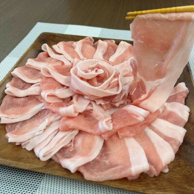 【ふるさと納税】じゃばみ豚ロース肉(しゃぶしゃぶ用)900g【配送不可地域：離島】【1644019】