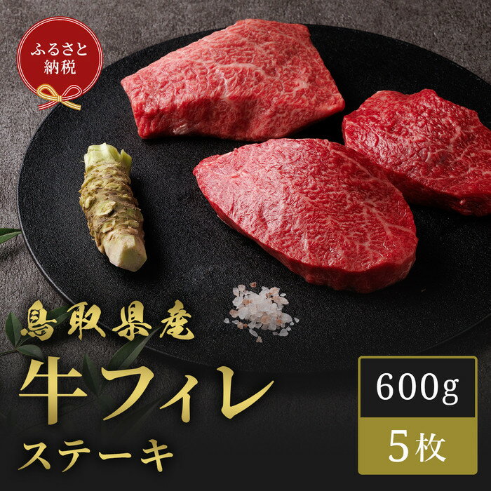 【ふるさと納税】【和牛セレブ】鳥取県産牛ヒレステーキ 120g×5枚 | 肉 お肉 にく 食品 鳥取県産 人気 おすすめ 送料無料 ギフト