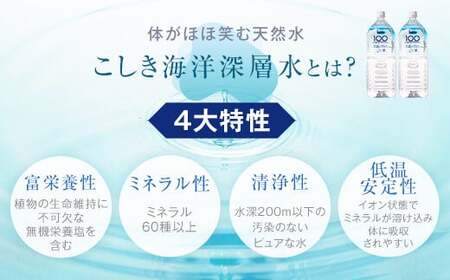 AS-502 竜宮伝説(硬度100) 2L×6本 こしき海洋深層水