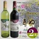 【ふるさと納税】【茨城県共通返礼品／八千代町】八千代夢ワインシリーズ　ヤマ・ソーヴィニョン（赤）・きぬ（白）2本セット｜EC-13