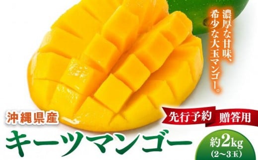 
            【先行予約】マンゴー好き必見！キーツマンゴー　約2kg  化粧箱
          