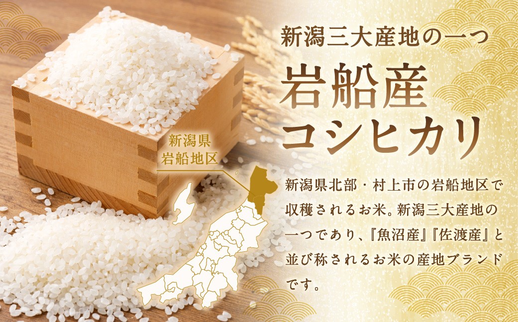 【令和7年産米】【定期便：3ヶ月連続でお届け】新潟県村上市岩船産 棚田米コシヒカリ「たかねの花」 5kg×3ヶ月