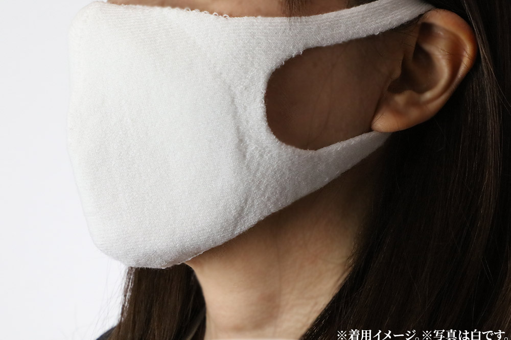 クールマックス使用の洗ってくりかえし使える立体速乾ニットマスク 2枚セット（白・グレー 各色1枚）日本製 洗える 吸汗|23_pln-060101b_イメージ5