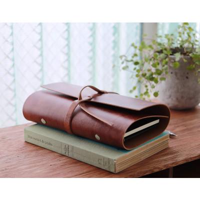 ふるさと納税 高槻市 【KAKURA】紐巻きバイブルシステム手帳 アンティークブラウン |  | 02