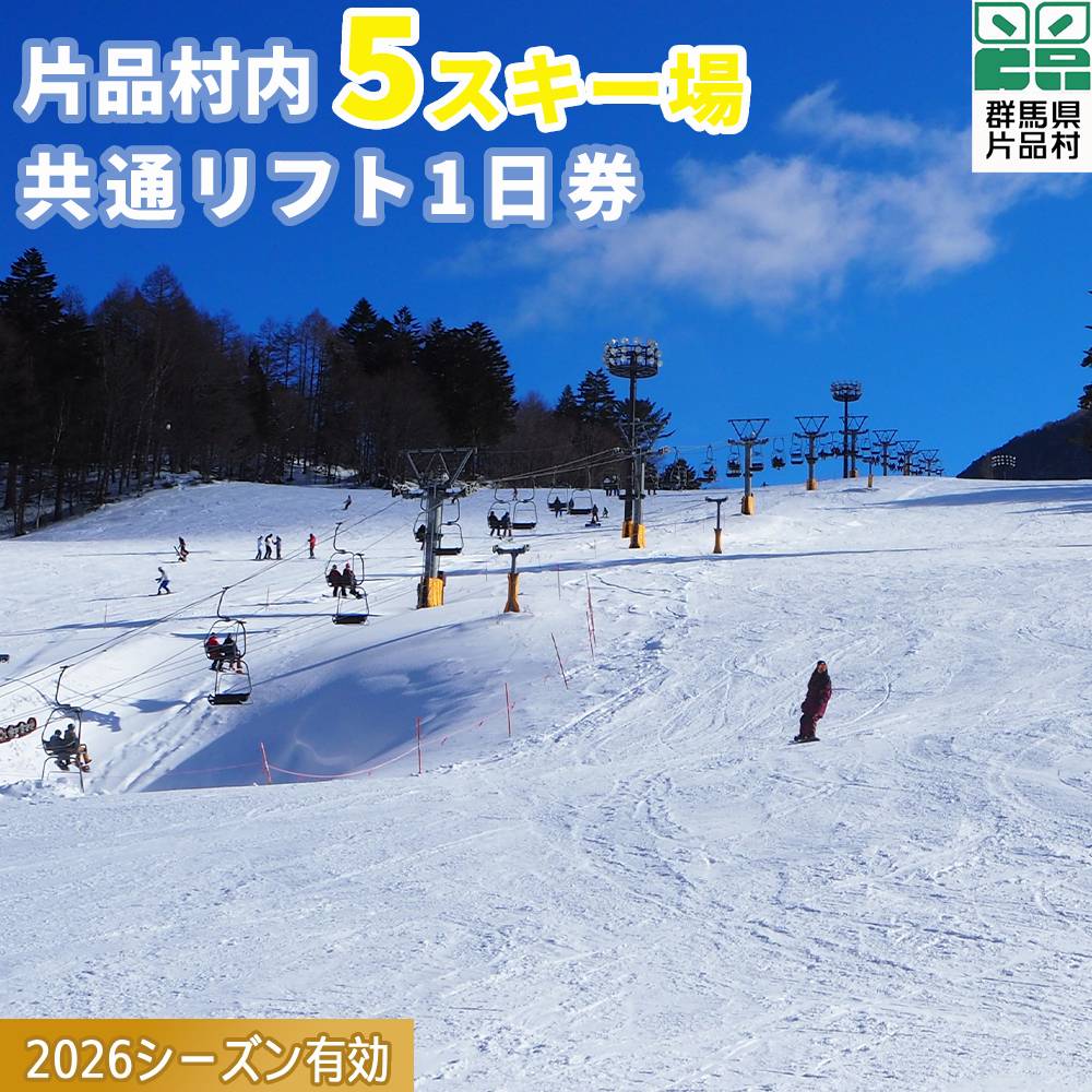 【ふるさと納税】2026シーズン有効 スキーリフト券（1日券引換券） リフト券 スキー スノーボード 群馬 片品村