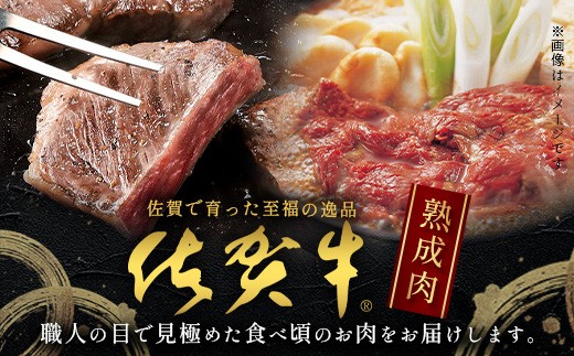 
                  【熟成肉『堪能』コース５回定期便】佐賀牛 ロースステーキ＆すきやき肉 牛肉 高級 佐賀県 鹿島市 W-2  
                
