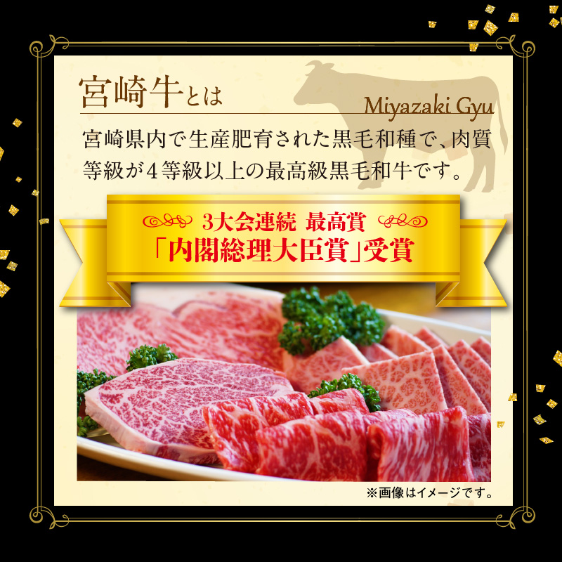 数量限定 便利 個包装 宮崎牛 もも 焼肉用 200g×5パック計1kg　C043