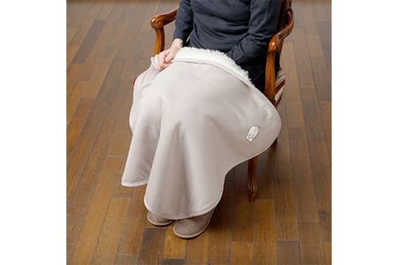 メリノン「ひつじのひざ掛け」暖かなウール