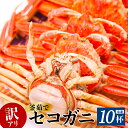 【ふるさと納税】訳あり セコガニ 10匹 (約120g×10) 冷凍 香箱ガニ 香箱蟹 内子 外子 釜茹で 冷凍 産地直送 香美町 香住 柴山 国産 カニ 松葉ガニ 蟹 せいこがに メスガニ 親ガニ コッペガニ 日本海フーズ 規格外 欠足 足折れ 傷 汚れ 20000円 R6.11月中旬以降発送 07-117