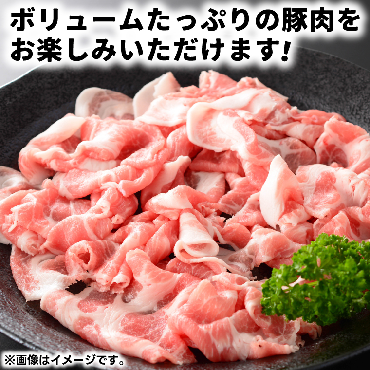 ＼6ヶ月連続 定期便／【岩手県産豚肉】小間切れ2.1kg (300g×7パック) (総計 12.6kg) 大容量 肉 冷凍 小分け 肉じゃが しょうが焼き お弁当 おかず 岩手 いわちく 紫波町（AB
